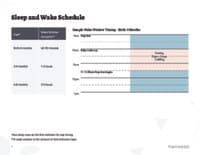 Preview image of Handout: Sleep and Wake Schedule