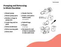 Preview image of Handout: Pumping Checklist