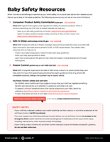 Preview image of Handout: Baby Safety Resources